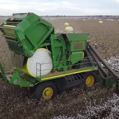 Dimensionele 70um gele HDPE-folie voor katoenplukker CP770