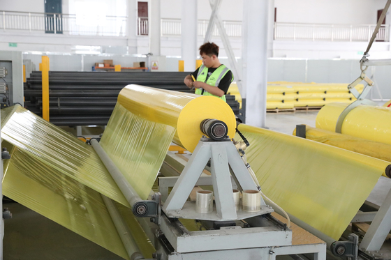 Dimensionele 70um gele HDPE-folie voor katoenplukker CP770