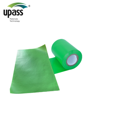 Niet-glijdende, groene, met kruislaag gelamineerde, hoogsterke HDPE-film