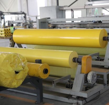 Gele katoenen verpakkingsfolie voor katoenplukker CP690 CP770