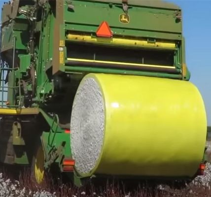 Gele katoenen verpakkingsfolie voor katoenplukker CP690 CP770
