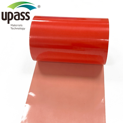 Rode MOPP-releasefilm 100x55 cm met eenzijdige siliconencoating