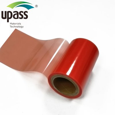 Rode MOPP-releasefilm 100x55 cm met eenzijdige siliconencoating