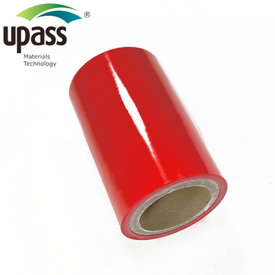 Rode MOPP-releasefilm 100x55 cm met eenzijdige siliconencoating
