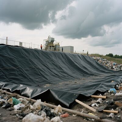 0.1mm Visserij Dam Liner HDPE Geomembrane Pond Liner Verschillende kleuren Diktes 1mm HDPE voor Visserij Pond