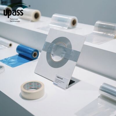 HDPE Cross Laminated Film Polyester / PET Release Liner Carrier for Strong Blue PET Holding Adhesive Tape