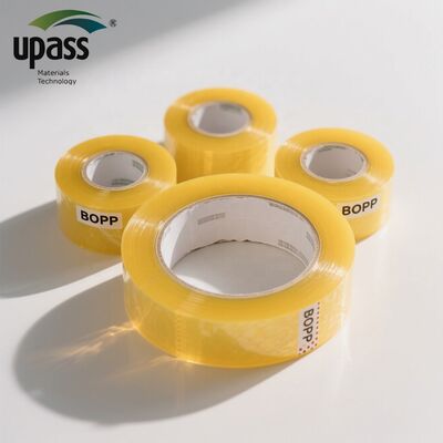 Doorzichtige waterdichte BOPP karton verpakking afdichtband Acryllijm Sterke papierfilm 100m lengte