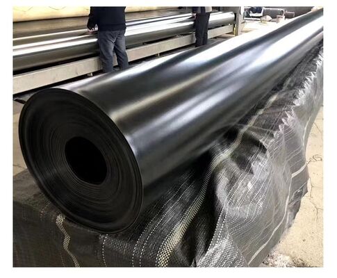 HDPE-geomembranen voor landbouwdams, stortplaatsen, vijvervoerders, 0,5 mm, 0,75 mm, 1 mm, polyethyleen met een hoge dichtheid, vishoudingsvoerders