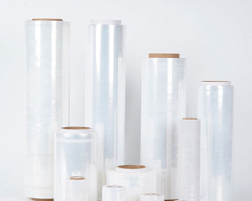 18 Inch 20 Microns Stretch Film LLDPE Soft Plastic Packaging Film Hand & Machine Use Width PE Material Casting Processed