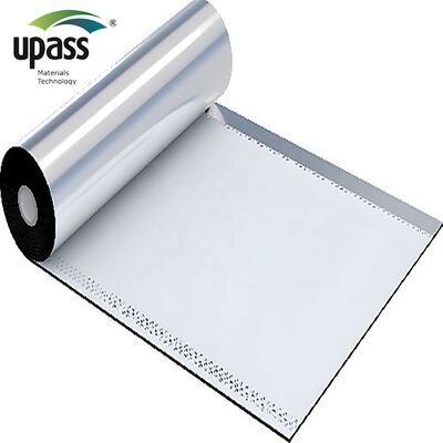 Weerbestendige anti-veroudering aluminium PET-plastiekfilm voor waterdicht membraan Warm dak afdichting Reflectief UV-bestendige snijwerk