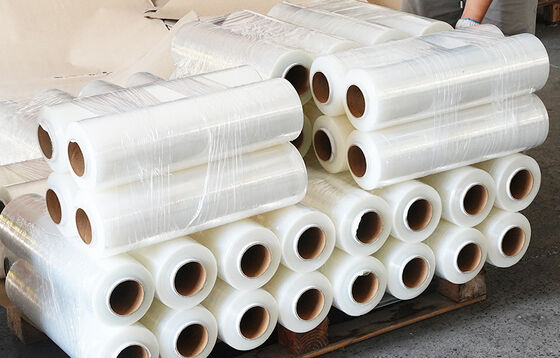 Food Grade Waterproof Soft Stretch Film 50m Length 30cm Width PE Multiple Extrusion Industrial & Supermarket Promotion