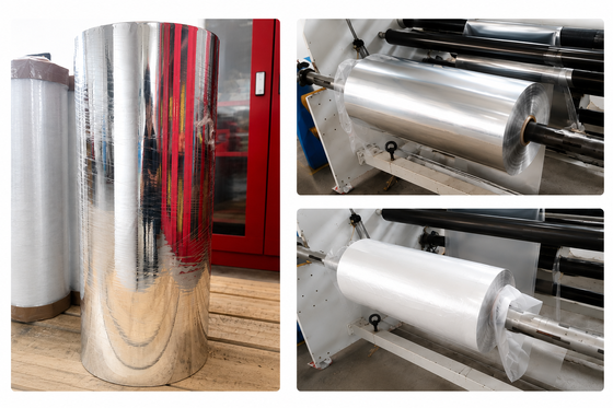150 μm VMPET Aluminium-PET-gelamineerde folie voor de isolatie van scheepvaartcontainers en bescherming tegen vocht