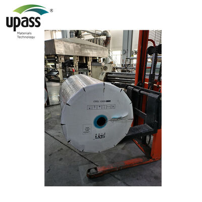 100 Micron HDPE Cross Laminated Film met hoge sterkte voor ijs- en waterdichte dakbedekking
