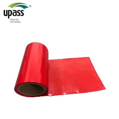 DS het rode HDPE Silicone bedekte Versievoering voor Schuimbanden met een laag