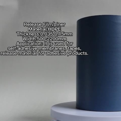 Bedekte het bitumen Waterdicht makende Silicone Film van het Versie de Voering In reliëf gemaakte Polyethyleen met een laag